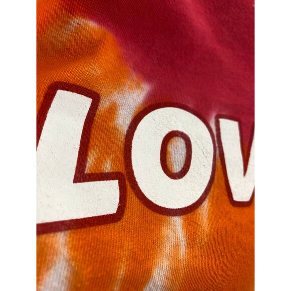 Universal Studios Marvel Tie Dye Long Sleeve Love is Universal T Shirt Sz Large - Picture 5 of 12